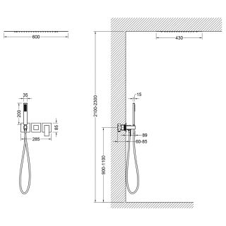Душевой комплект Timo Selene SX-2129/00SM хром